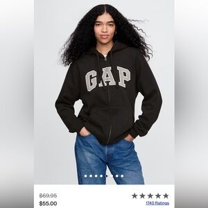 GAP Charcoal Hoodie with Logo
